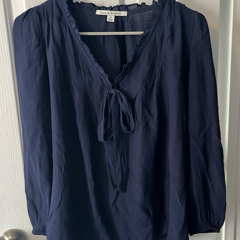 Womens top size medium, navy blue